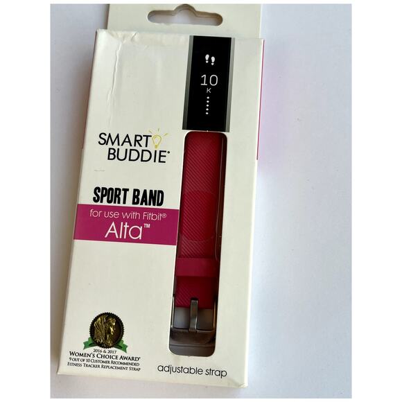 Smart Buddie Sport Band Pink Fitbit Alta New - Picture 2 of 7